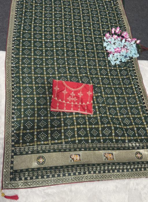 Vastrangan bandhani print saree womens clothing wholesale suppliers